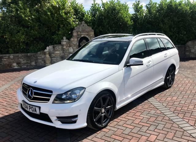 Mercedes-Benz C Class 2.1 C250 CDI AMG Sport Edition 5dr Auto [Premium Plus] Estate Diesel White